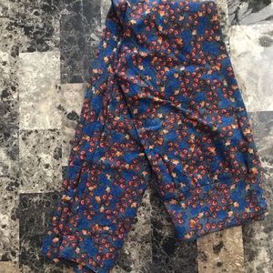 Lularoe One Size OS leggings blue 🍊 floral